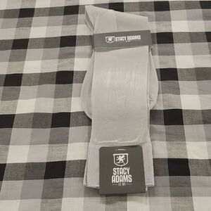 MEN'S STACY ADAMS SILKY DRESS SOCKS. BASIC COLORS.